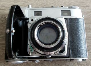 Kodak Retina Iiic (small C) 35mm Camera With Retina - Xenon F:2,  50mm Lens Germany
