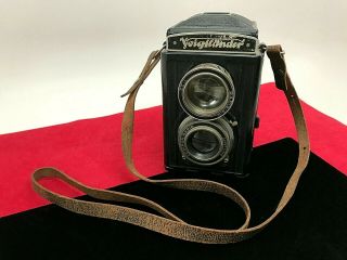 Voigtlander Brillant,  Compur - Rapid,  Focusing Camera,  Germany