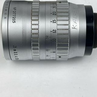 Bell Howell - Angonioux 3 Inch F 2.  5 Lens For 16mm Movie Camera