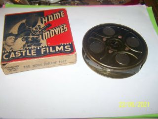 Vintage Castle Films - 1942 News Parade - Headline Edition - 16mm - W/box