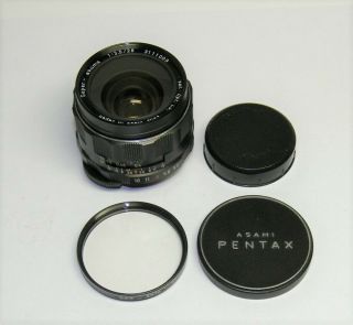 Asahi Pentax Takumar 28mm F3.  5 Lens Slr Screw Mount Unusual Version M42