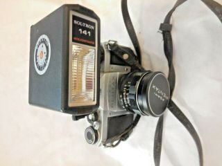 Asahi Pentax Camera With Flash 1:3.  5/35 Lens