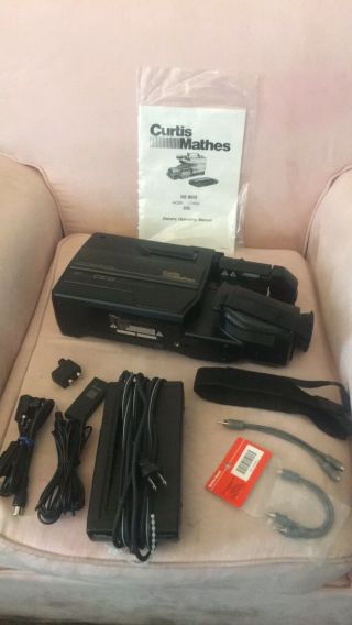 1988 Curtis Mathes Cv800 Vhs Camcorder W/ Hard Case & Accessories