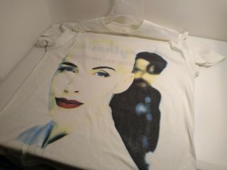 Eurythmics World Revival Your (1987) T - Shirt Made In England Ex.  Large
