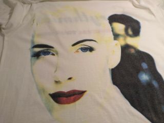 Eurythmics World Revival Your (1987) T - shirt made in England Ex.  Large 3