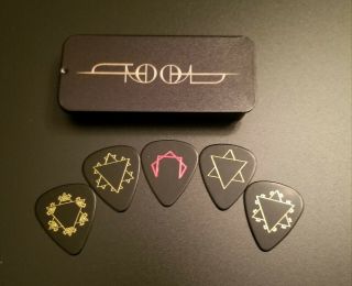 Tool Army 5 Dunlop Guitar Pick Set Official Merch Ships Open For Pics
