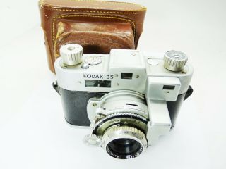 Kodak 35 Rf Rangefinder Camera Near With Case S 5444