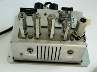 Vintage Tube Amp With Dual 50c5,  12ax7 & 6bh6 Tubes: Works; Plug & Play Guitar