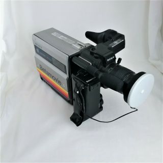 1983 Vintage Sony Betamovie Beta Video Camera Camcorder BMC - 100P PAL with 3