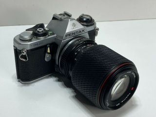 Pentax Me - 35mm Film Slr With Tokina Sd 70 - 210mm 1.  4 Lens -.
