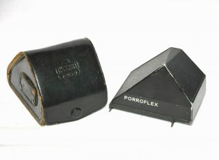 Nippon Kogaku Porroflex Finder W/orig Case For Mamiya C,  C220,  C330 Tlr Cameras
