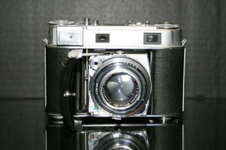 Kodak Retina Iiic Camera W F 2.  0 50mm Xenon Lens & Leather Case