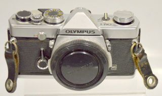 Olympus Om - 1 35mm Slr Camera Body - Silver/black