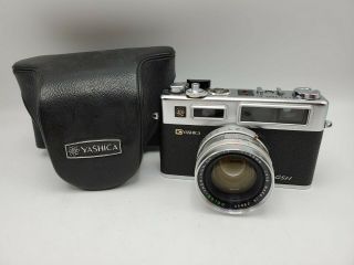G Yashica Electro 35 Gsn 35mm Film Rangefinder Camera Yashinon Dx 45mm F1.  7 Lens