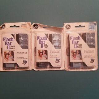 (5) GE Flash Bar II Twin Pack Film For Polaroid SX - 70 2 Arrays 20 Flash 2