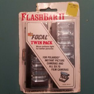 (5) GE Flash Bar II Twin Pack Film For Polaroid SX - 70 2 Arrays 20 Flash 3