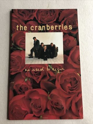 The Cranberries No Need To Argue Tour Official Concert Programme 1995 Rare