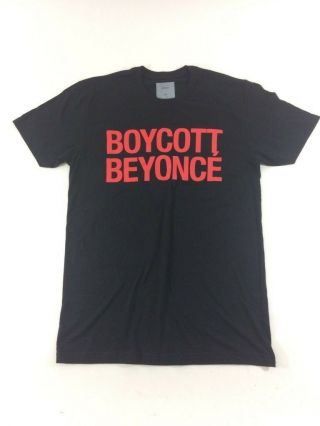 Boycott BeyoncÉ T - Shirt Formation World Tour 2016 Small Rare