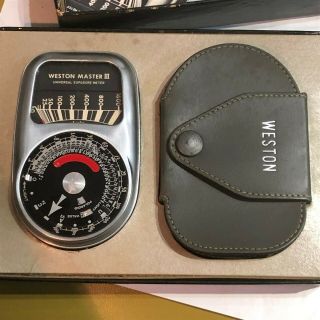 Weston Master Iii Light Exposure Meter With Case Box