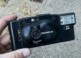 Olympus Xa2 Point & Shoot 35mm Film Camera W/ A11 Flash From Japan