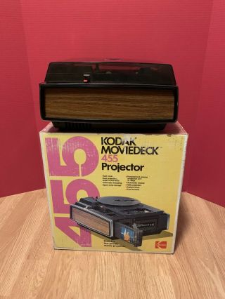 Euc Kodak Moviedeck 455 8mm / 8 Movie Projector Vintage Compact