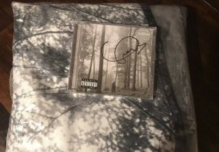Taylor Swift Folklore Blanket & Signed Cd - Capital One Exclusive - In Hand