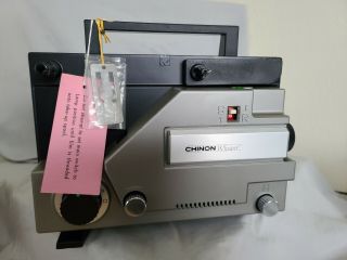 Vintage Chinon Whisper Silent Dual 8mm Movie Film Projector 727