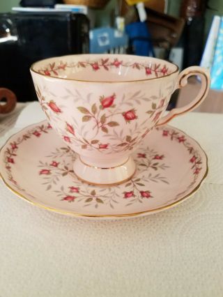 Vintage Royal Tuscan,  " Charmaine ",  Rose Design.  Lt.  Pink.  Fine Bone China.  England.