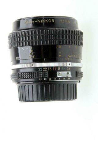Nikon Micro Nikkor 55mm F3.  5 Ai Macro Lens