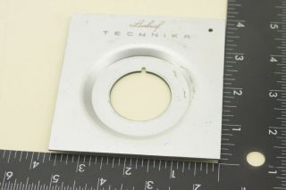 Linhof Technika Iii Lens Board Copal 0 Recessed Notched Opening - D71a