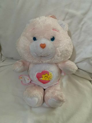 Vintage Kenner Care Bears Baby Hugs Tugs 11 " Diapers 1983 Plush Pink Baby
