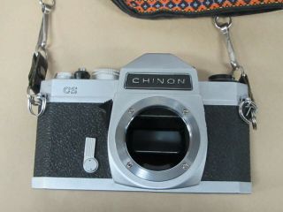 Vintage Chinon CS 35mm Camera Bundle w/ Case & 2