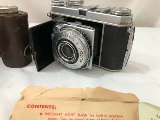 Vintage Kodak Retina Ia Folding 35 Mm Camera Made In Germany Leather Case