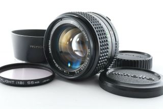" Exc,  " Minolta Mc Rokkor Pg 50mm F/1.  4 Mf Standard Lens From Japan 012