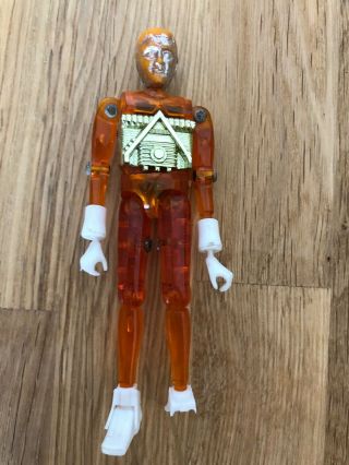Vintage Orange Micronaut Time Traveler Mego Corp Figure