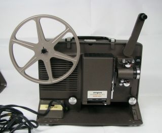 Film Movie Projector Vintage Argus Showmaster 870 Eight 8 Mm