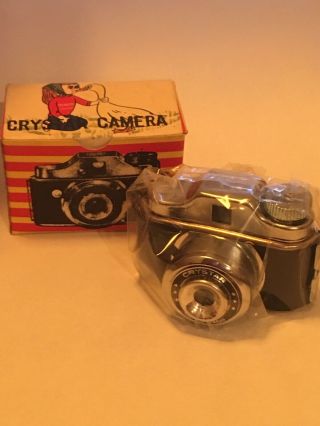 Vintage Mini Spy Camera Crystar Camera Plastic Nos