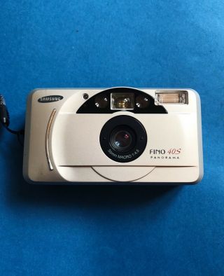 Vintage Film Camera Samsung Fino 40s 35mm Point&shoot Compact Analogue