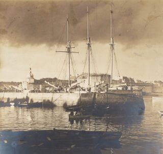 Edward Drummond Young (1876 - 1946) photograph - Unknown Port - signed 3