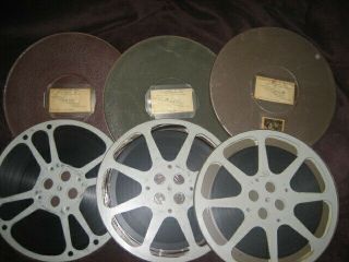 16mm B/w Sound 1939 Elizabeth The Queen Full Feature Film On Three 14 " Reels