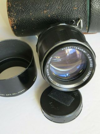 Asahi Takumar 105mm F2.  8 Lens