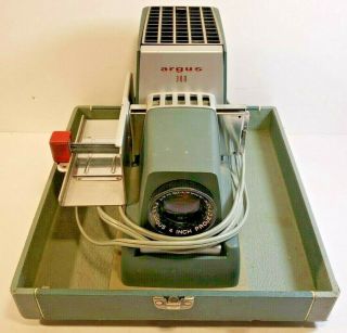 Vintage Argus 300 Slide Projector With Bulb