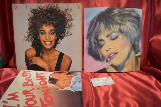 Whitney Houston Concert Books / Poster / & Ticket