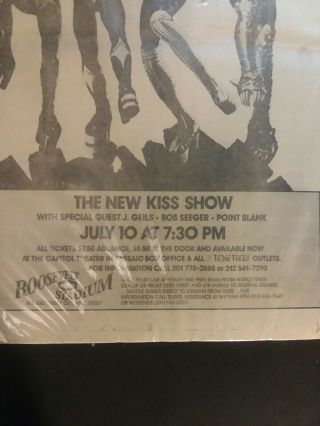 Kiss - 1976 Concert Poster Full Page Add In The York Times Newspaper 2
