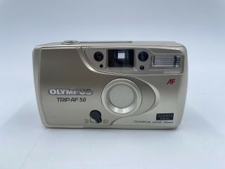 Olympus Trip Af 50 Point & Shoot 35mm Film Camera Silver