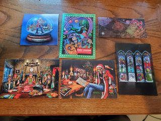Iron Maiden Official Christmas Cards From The Fan Club 6 Different Years
