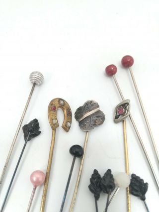 14,  Assorted Vintage Hat Pins,  Mixed Sizes and Styles,  Pretty and Elegant,  HS 2
