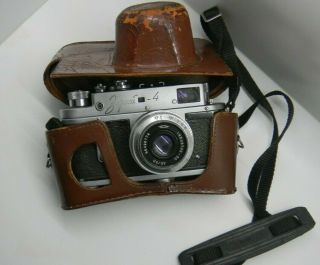 Zorki - 4 Ussr Rangefinder 35mm Film Camera W/s Lens Industar - 50