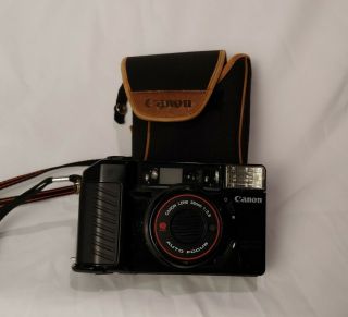 Vintage Canon Af35m Ii 35mm Point And Shoot Camera