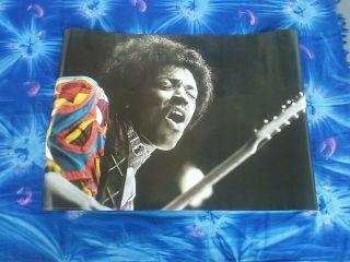 Jimi Hendrix Poster,  Wizard And Genius,  Vintage,  Are You Experienced,  Hippie,  1990s
